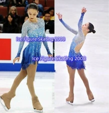 ice figure skating competition dress Gymnastics costume dance Dress dyeing