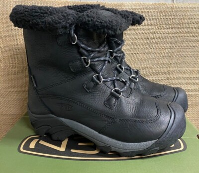 Woman's Boots KEEN Betty Boot Short Waterproof/ Brown/Shitake 7 US