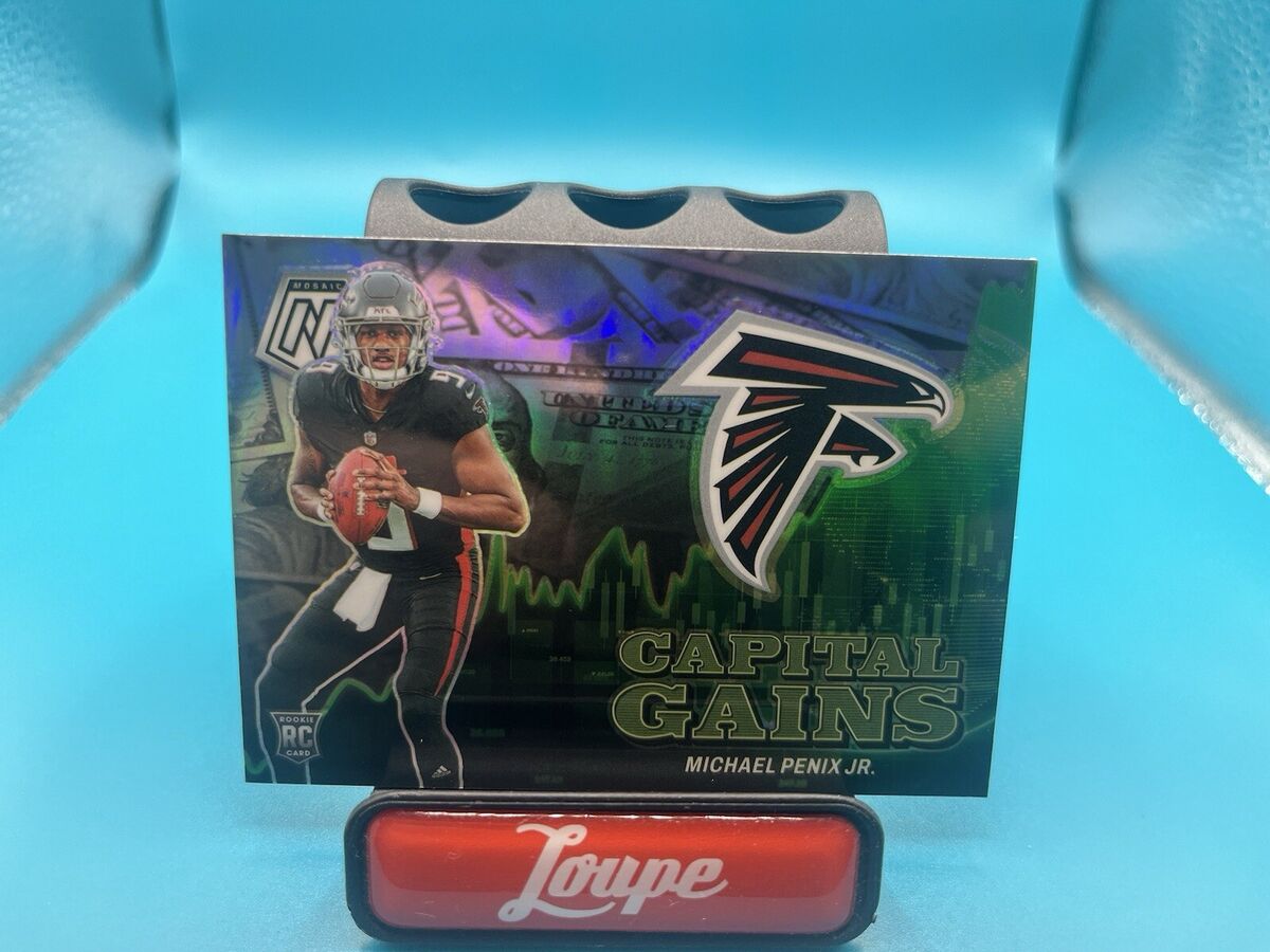 Michael Penix Jr. 2024 Panini Mosaic Capital Gains Silver Michael Penix Jr. 2024 Panini Mosaic Capital Gains Silver