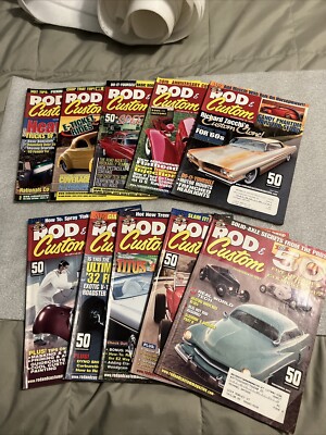 (10) ROD & Custom MAGAZINE 2003 Missing Apr/ Jun/ For Full Year 50 th Anv. F3C