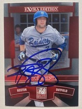 Bryce Brentz Signed Donruss #1 2010 Card Elite Extra Edition Auto MLB RAD