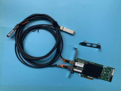 HP NC552SFP 10Gb 2-port Ethernet Server Adapter 614506-001 +2PCS SFP+ Cable - 第 1/5 張圖片