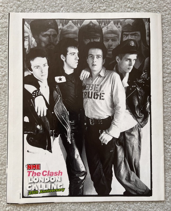 The Clash London Calling 25th Anniversary 8-page insert from NME 2004