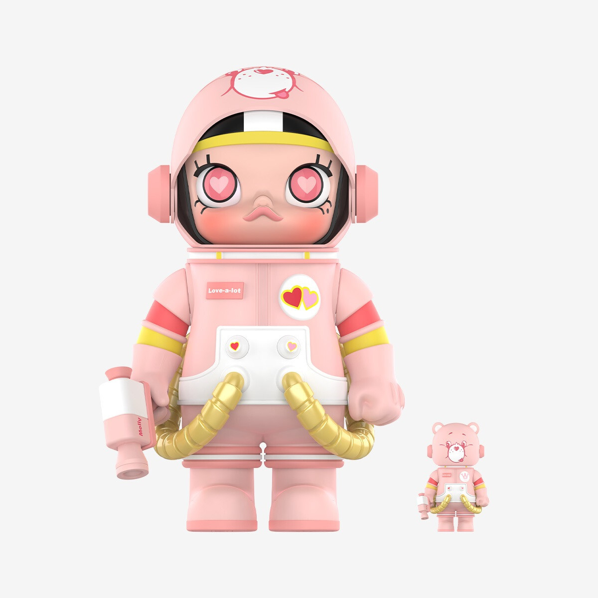 Box Defect PopMart 400% + 100% Mega Space Molly Care Bears Love-a