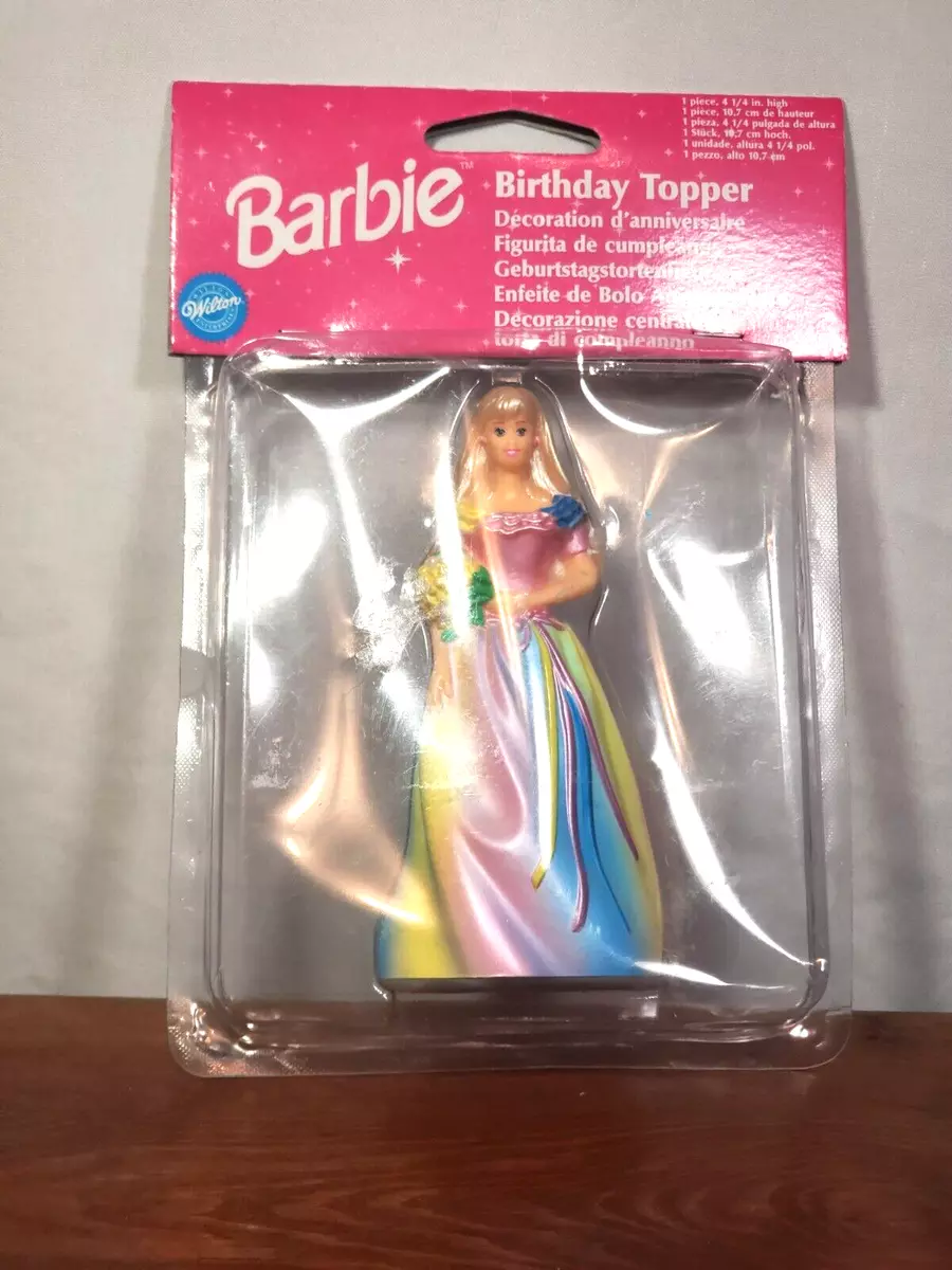 Topper para Bolo Barbie - 4 Unidades