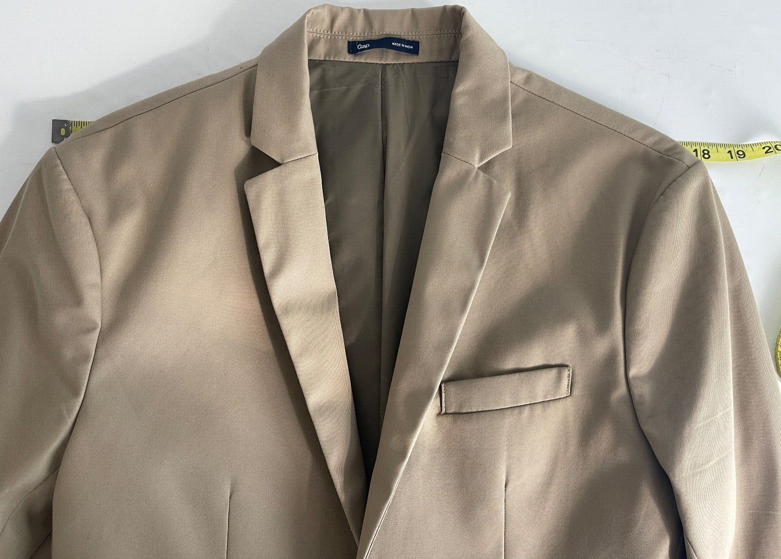 Gap Basic cotton jacket/blazer Khaki Size XS - image 3