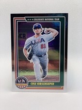 2022 Panini USA Stars & Stripes Cole Kirschsieper #46 Collegiate ￼National RC