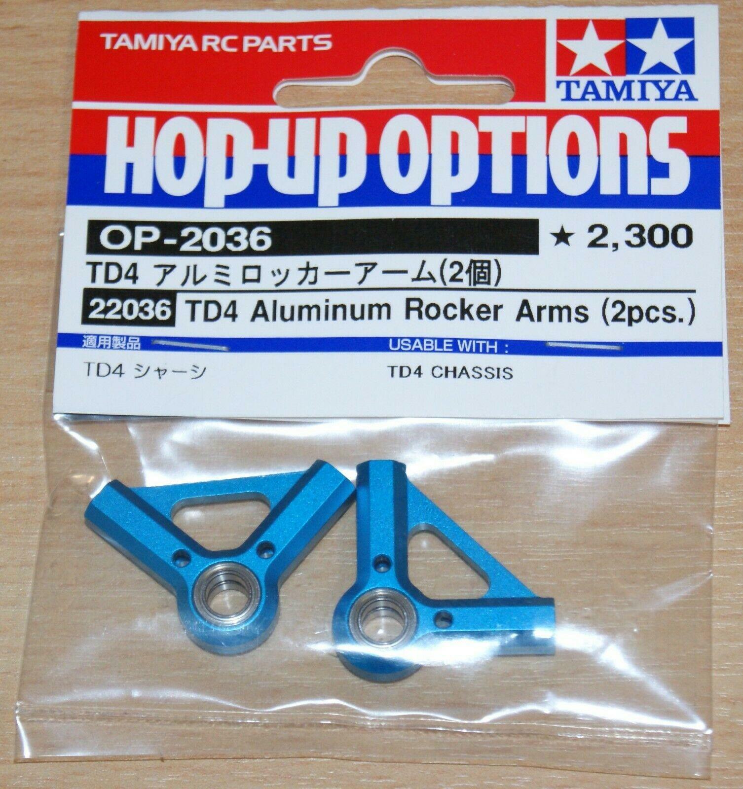 Tamiya 22036 TD4 Aluminum Rocker Arms (2 Pcs.), (Super Avante/Astute TD2)