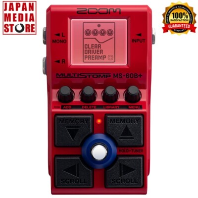 ZOOM MS-60B+ MultiStomp für Bassisten für E-Bass BRANDNEU