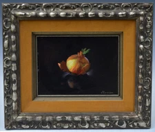 Josef Hansen Silhavy, Still Life of Onion, 8"x10" Oil on Masonite