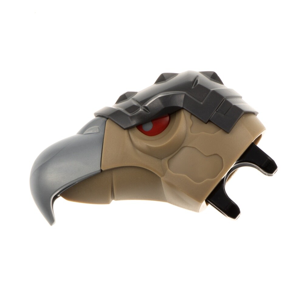 1x LEGO Bionicle Figurines Head Chima Vulture Beige Grey Chi Vardy  