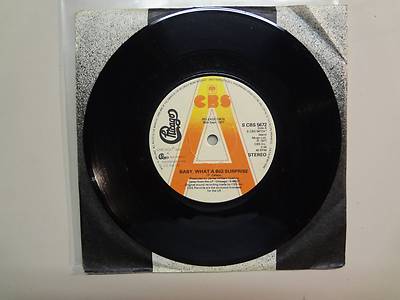 CHICAGO: Baby,What A Big Surprise 3:04-Takin  It On Uptown-U.K. 7'' S CBS 5672 DJ