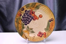 Certified International Set of 4 Tuscany Grapes Dinner Plate 11.25 "