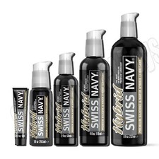 Swiss Navy Hybrid Silicone Water-Based Lubricant Premium Personal Lube Glide
