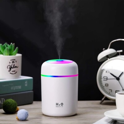 Luftbefeuchter Ultraschall Aroma Diffuser RGB Farben USB Humidifier 300 ml Retoo