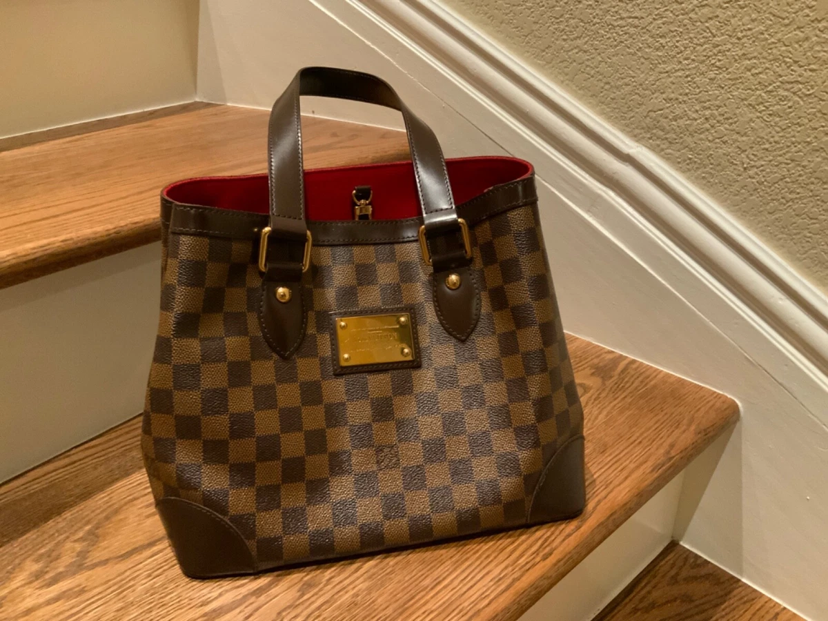 louis vuitton damier ebene hampstead pm very nicely kept bag