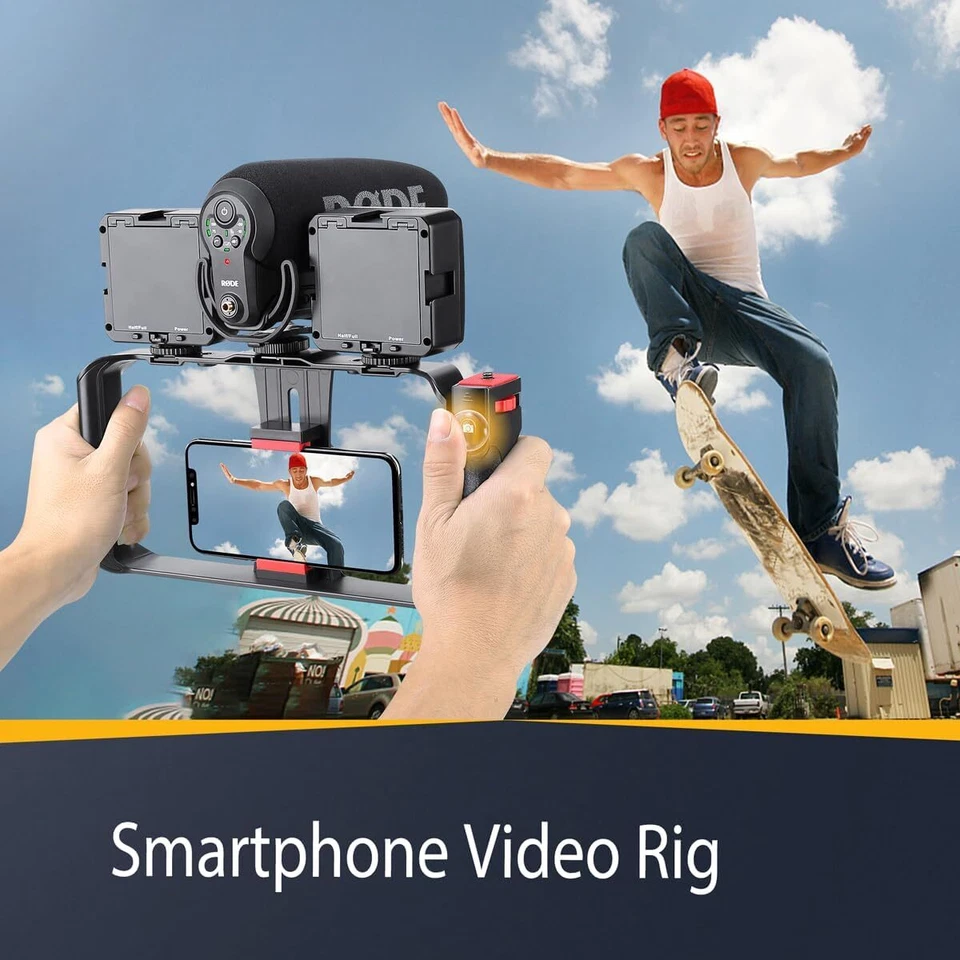 Estabilizador De Teléfono Con Tríodo Para Fotos Con Agarre Estable Portátil NUEVO Foto 3 de 4