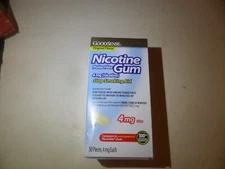 Nicotine Gum 4MG Good Sense 50 Pieces Original Flavor Exp Date 2026/Jan FDA APPV