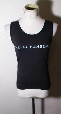 HELLY HANSEN Charcoal Gray Sleeveless Compression Sports Bra Top M