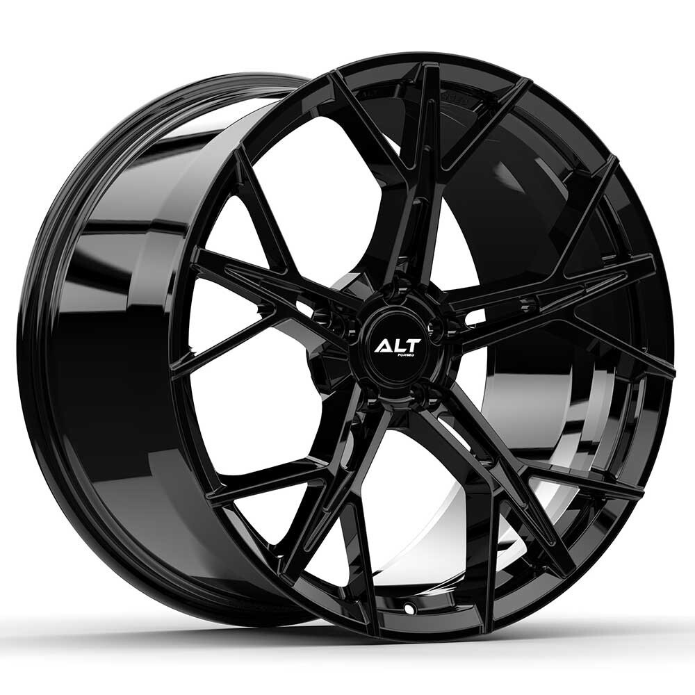 20" 21" ALT Forged ALT19 Gloss Black Wheels for Lamborghini Huracan 2014-2025+