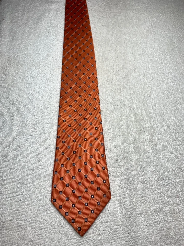 CORBATA IZOD HOMBRE NARANJA CON AZUL 3,5 X 61 Foto 2 de 4