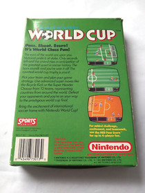 Nintendo World Cup  Football soccer game NES with box and manual