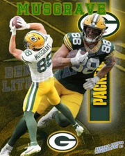 Green Bay Packers Lithograph print of Luke Musgrave 2023