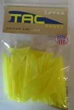 @NEW@ 100- TAC Vanes Driver 225! Yellow 2.25" MADE IN THE USA