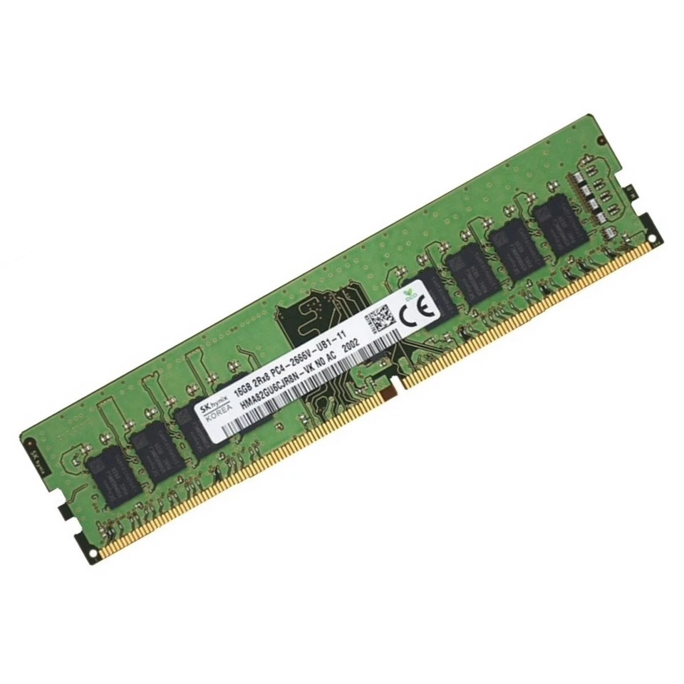 Hynix 64GB 4X16GB DDR4 2666MHz PC4-21300 2RX8 UDIMM Memory Ram HMA82GU6CJR8N-VK - Image 4 of 4
