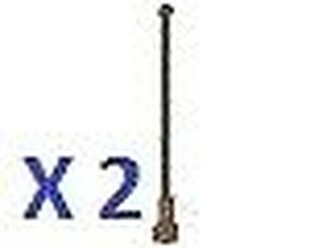 LEGO PART 2569 TRANS NEON ORANGE 8H ANTENNAS/WHIPS x 4 LEGO PART 2569 TRANS NEON ORANGE 8H ANTENNAS/WHIPS x 4