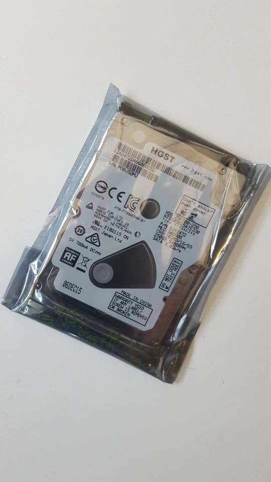 HGST Brilliance 2.5" 250Gb 5400rpm SATA Laptop HDD Hard Disk Drive NOS BNIB - Image 4 of 4
