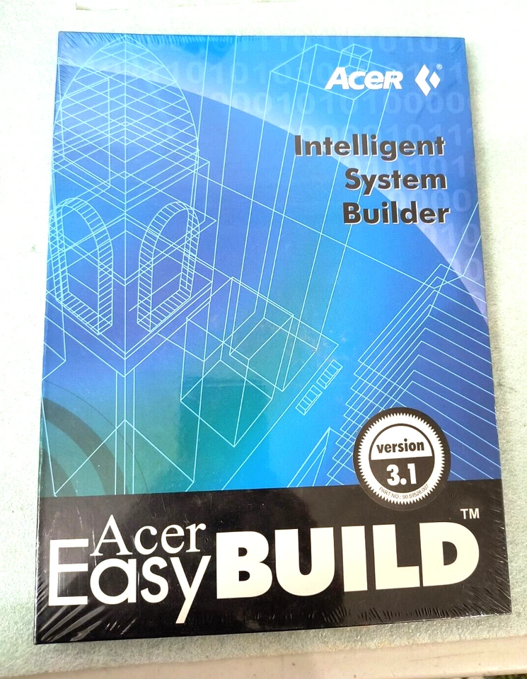NEU ACER INTELLIGENT SYSTEM BUILDER EASYBUILD V 3.1 LIZENZ DISC SERVER RM4-B7