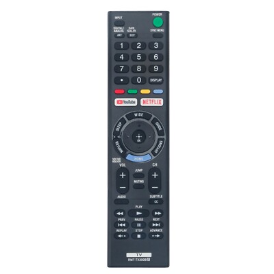 RMT-TX300B Replace Remote Control for Sony TV KD-55X727E KD-65X727E KDL-50W667G
