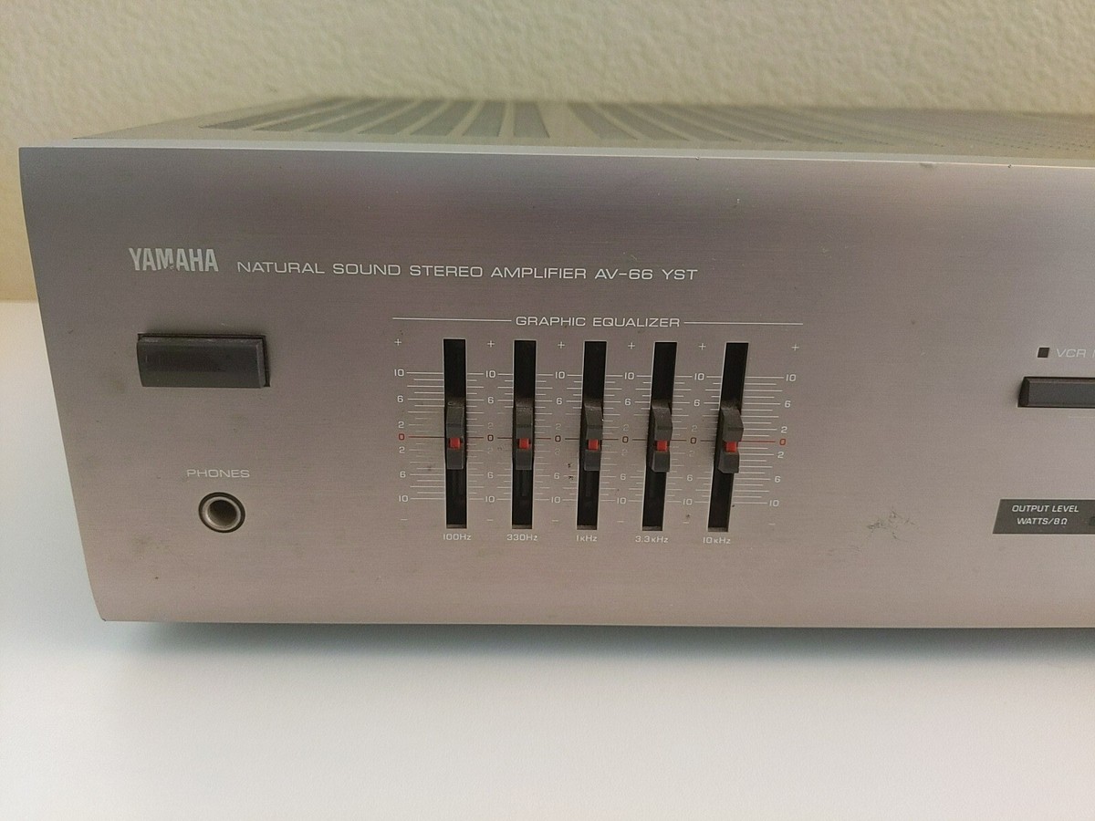 Yamaha AV-66 YST Vintage NATURAL SOUND Stereo Integrated Amplifier
