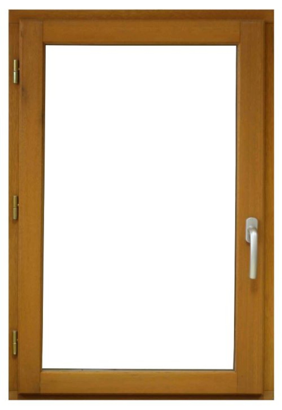 Fenêtre bois 1 vantail H95 x L80 cm tirant gauche pour ouverture de tableau Gd Menuiseries