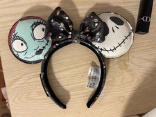 Loungefly Disney Parks Nightmare Before Christmas Sally Jack Ears 2025 Headband