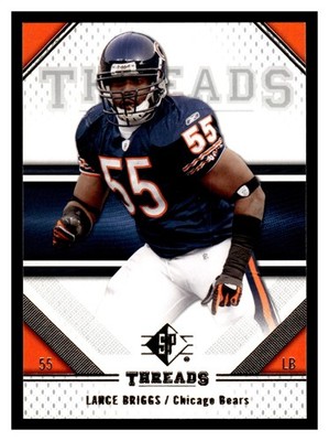 Lance Briggs #59 2009 SP Threads Chicago Bears