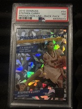 2010-11 Donruss - Production Line Stephen Curry #54 Cracked Ice