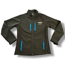 Aston Martin Stormtech Performance Softshell Jacket Women's M Black Blue Zippers