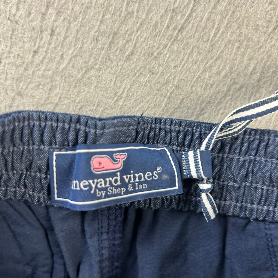 Pantalones Vineyard Vines Niños Pequeños 8-10 Azul Pana Cintura Elástica Jetty Pantalones Nuevos con Etiquetas Foto 2 de 4