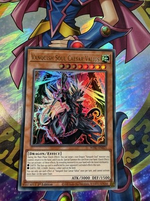 Yu-Gi-Oh WISU-EN021 Vanquish Soul Caesar Valius Ultra Rare 1st Edition