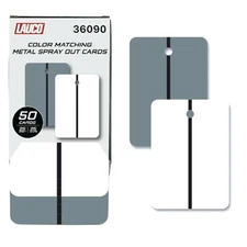 LAUCO Metal Spray Out Cards  4" x 6" Spray Out Sample Cards (50 Pack)