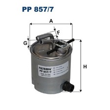 Kraftstofffilter für Nissan Navara D40 D23 Pathfinder 3 R51 | 516401