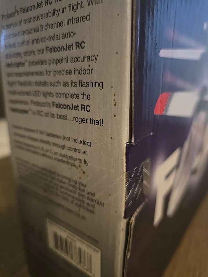 Protocol White Falcon Jet R/C Remote Control Helicopter RARE NEW SEALED BOX - Image 3 of 4