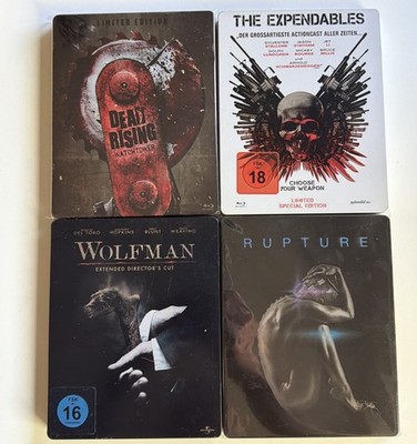 4x Blu-ray Steelbook Collection   Limited Editions (Uncut & Director's Cut)
