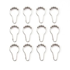  Stainless Steel Shower Curtain Hook Curtains Hooks Heavy Duty Hangers