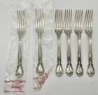 Lot Of 6 Vintage Gorham Chantilly Sterling Silver Dinner Fork, 7” .925, 2 New