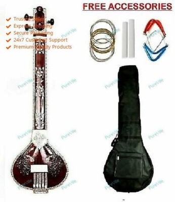 Professionelle 5-saitige flache Tanpura Musikinstrumente Stimmholz Tanpura