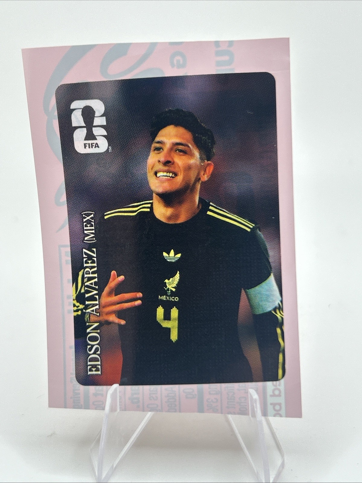 2026 Panini FIFA World Cup Coca-Cola Sticker Edson Alvarez Mexico #4