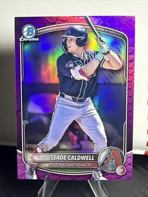 2025 Bowman Chrome Slade Caldwell #BDC-152 Fuchsia Reptilian /199